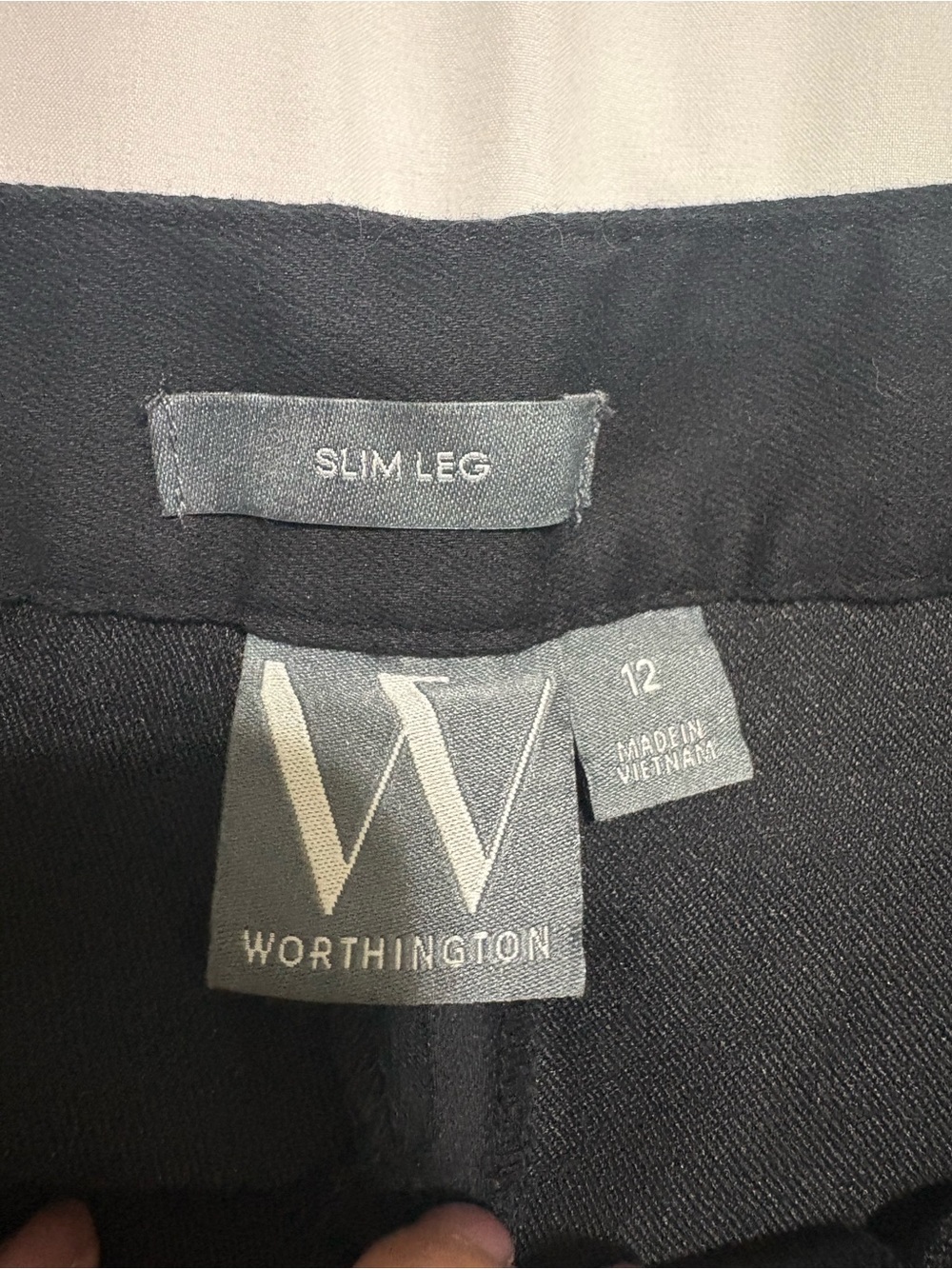 Worthington Slim Leg High Rise Trousers $54 tag - Picture 3 of 3